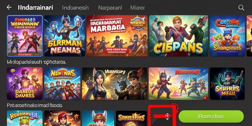 Tampilan antarmuka gameplay yang menarik.