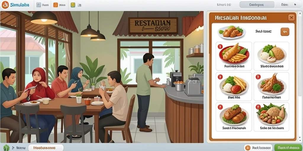 Tampilan antarmuka yang mudah dimengerti.