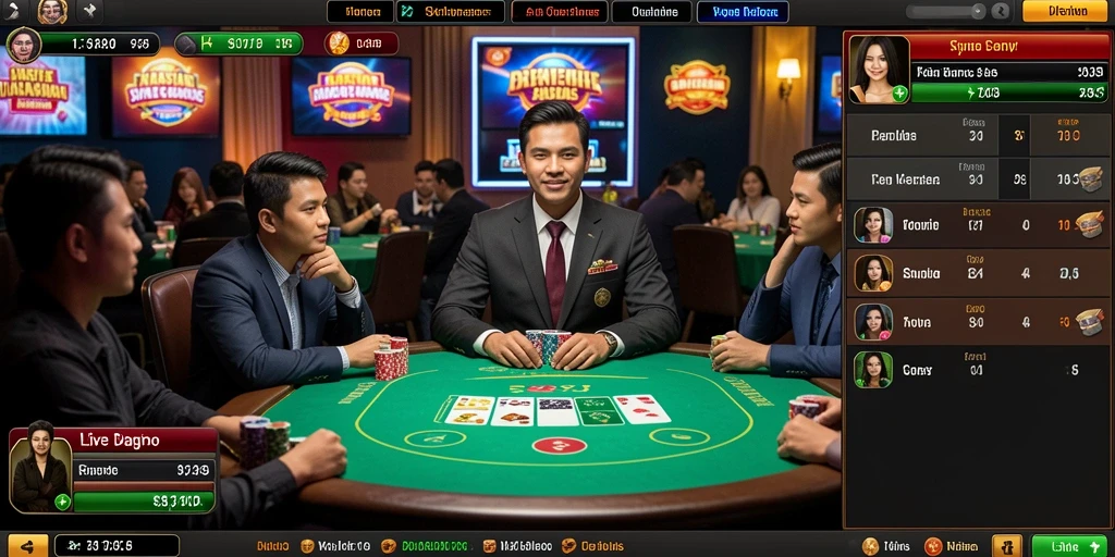 Tampilan awal aplikasi UH77 yang menarik.